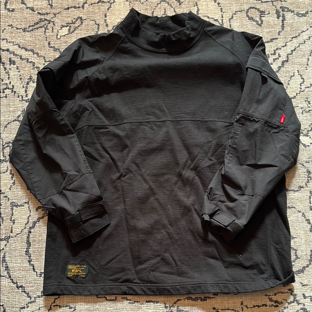 WTAPS Black Tactical Long Sleeve Shirt